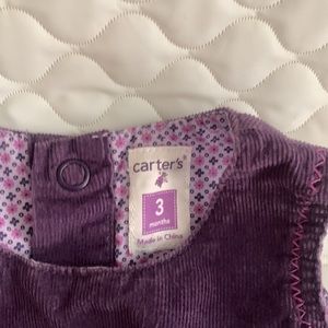 Dark purple and light purple dress size 3 month